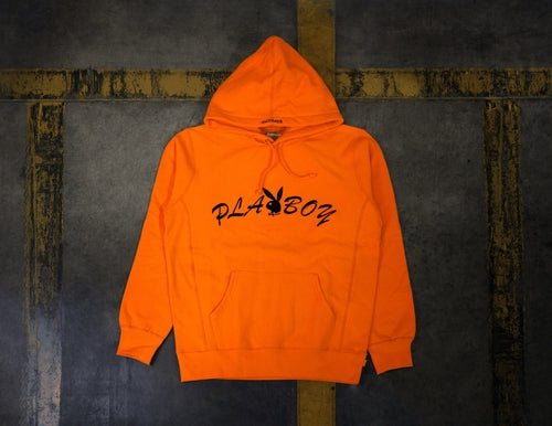 Supreme Playboy Hooded Sweatshirt Orange