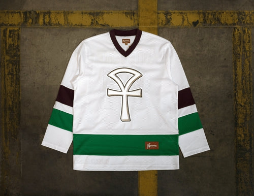 Supreme, Shirts, Supreme Ankh Hockey Jerseys