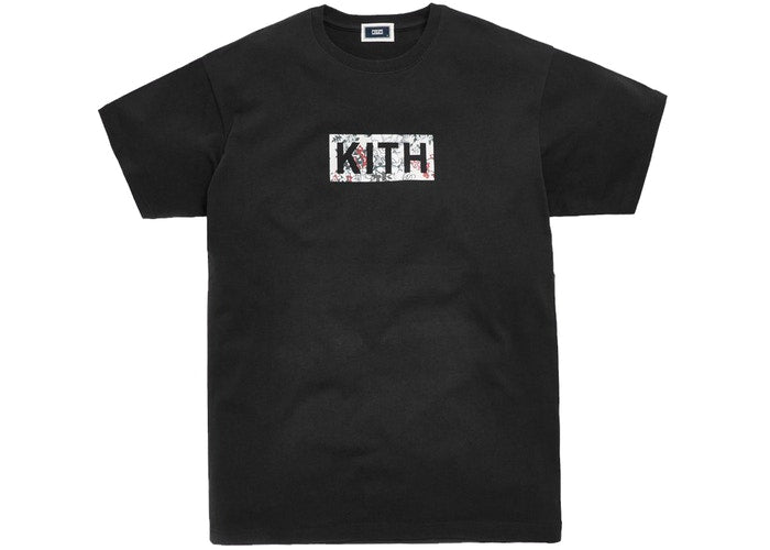 Kith Floral Classic Logo Tee (FW19) Black