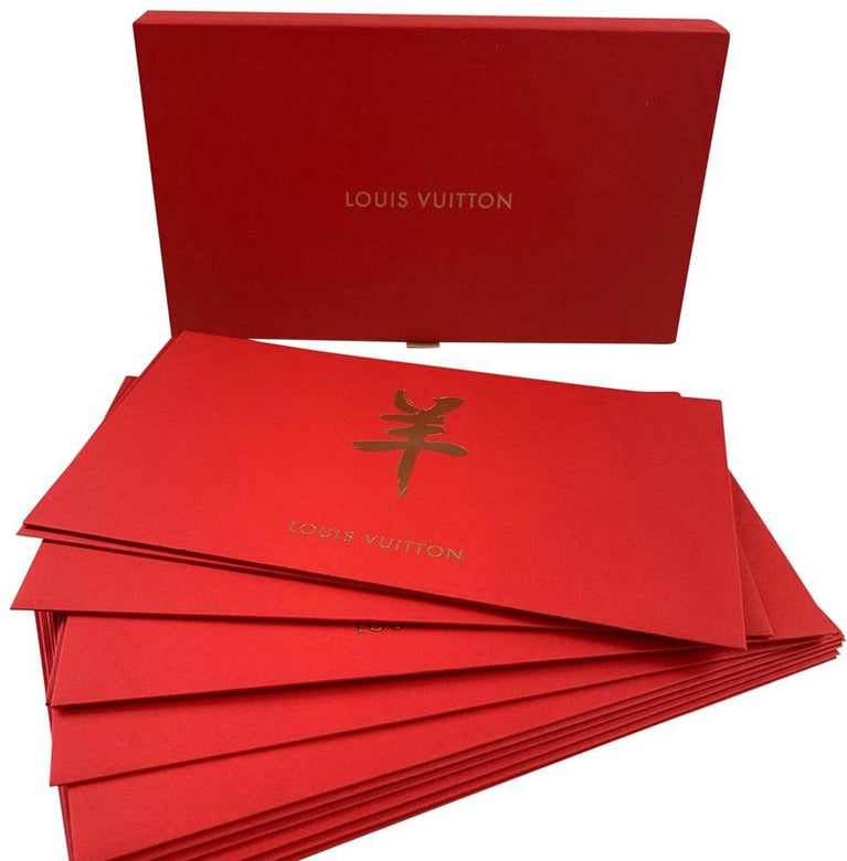 Louis Vuitton Red Envelope - 19 For Sale on 1stDibs