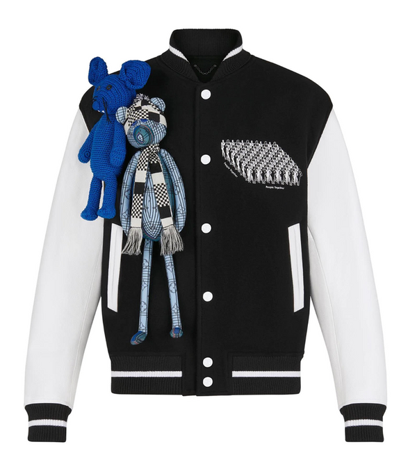 Louis Vuitton Puppet Baseball Jacket Black