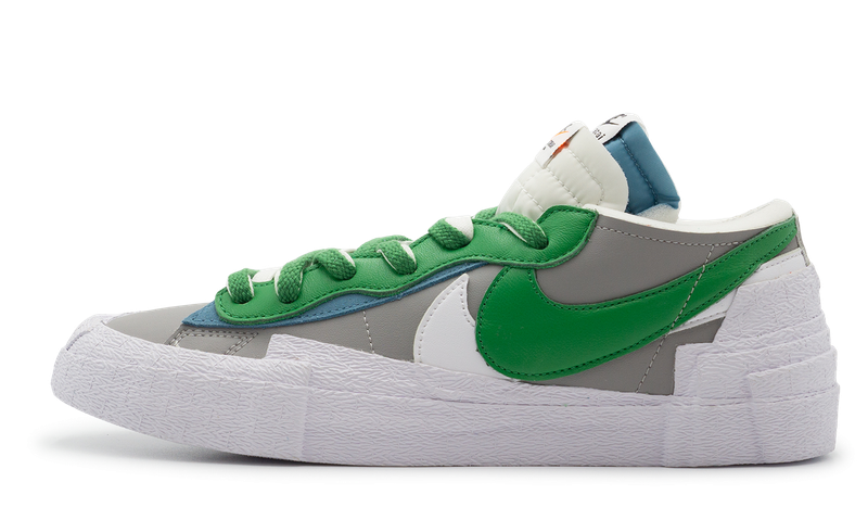 Nike Blazer Low sacai Medium Grey Classic Green – Solestage