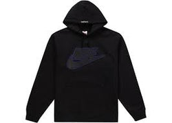 Nike X Supreme Leather Applique Hoodie