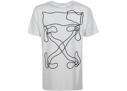 OFF-WHITE Abstract Arrows Embroidered Tee