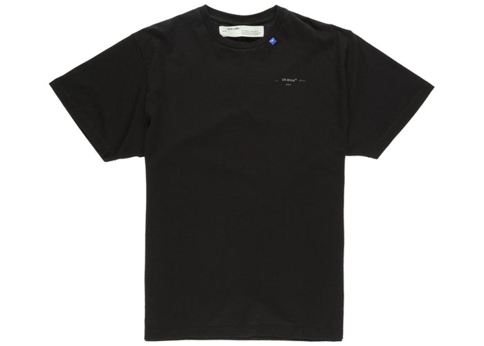 OFF-WHITE Oversized Fit Backbone T-Shirt Black