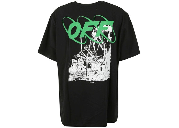 OFF-WHITE Oversized Ruined Factory T-Shirt Black