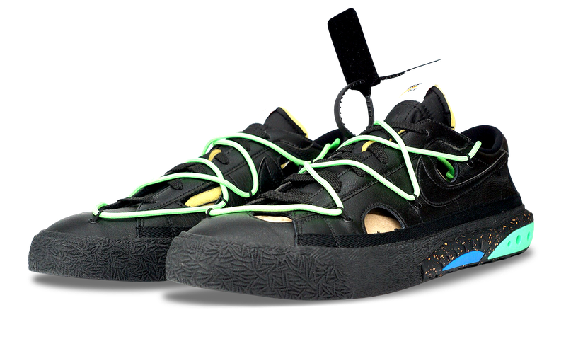 Nike Blazer Low Off-White Black Electro Green