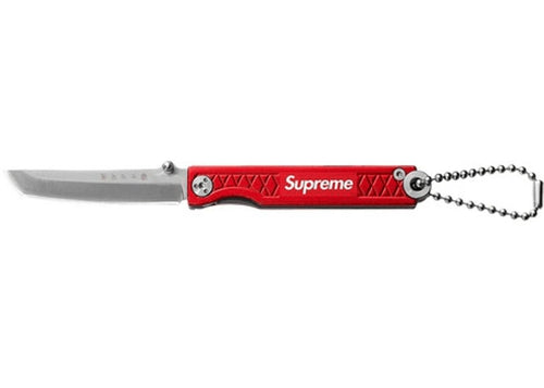 Supreme pocket samurai knife red
