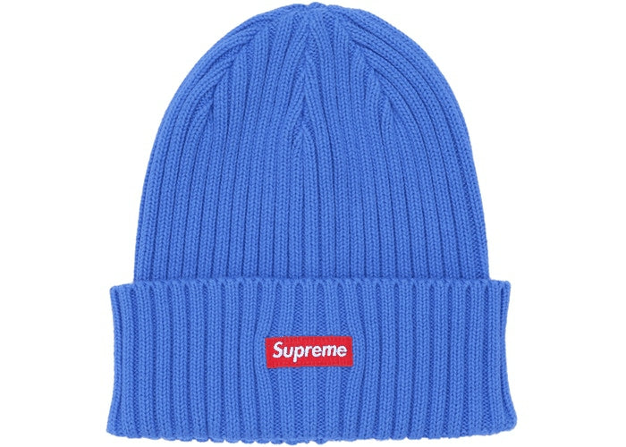 Supreme Overdyed Ribbed Beanie (SS18) Washed Royal