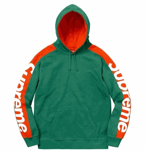Supreme Sideline Hooded Sweatshirt 緑 M - パーカー