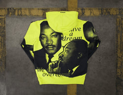 Supreme MLK Hooded Sweatshirt Lemon