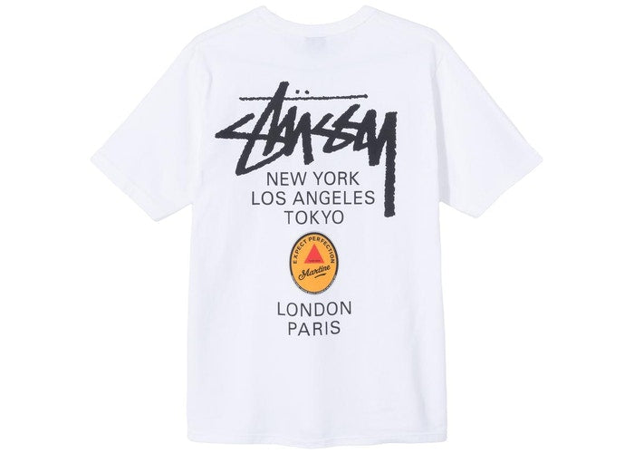 Stussy x Martine Rose World Tour Collection T Shirt White