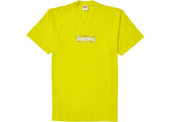 Supreme Bandana Box Logo Tee Yellow