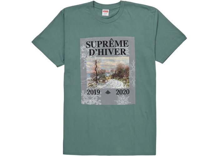 Supreme D'Hiver Tee Dusty Teal
