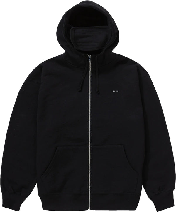Supreme Small Box Logo Zip Up Sweatshirt Black (FW17)