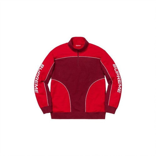 Supreme Speedway Half Zip Sweatshirt Red