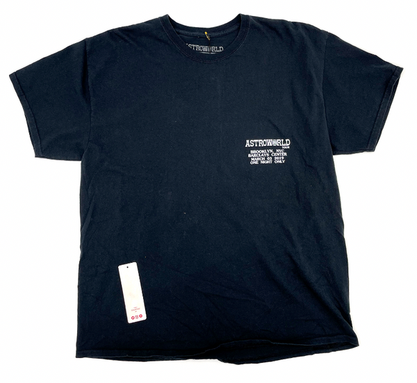 Travis Scott Astroworld Barclays Pig Black T-Shirt