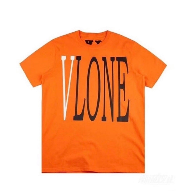Vlone Logo Tee V-Orange