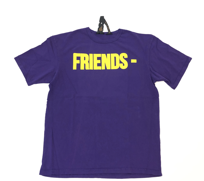 Vlone "Friends" Tee Purple Yellow