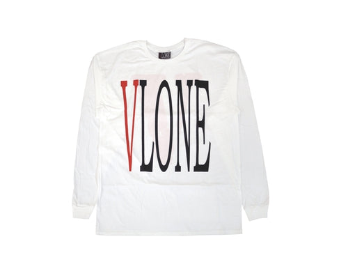 Vlone V-Red White Long sleeve Shirt