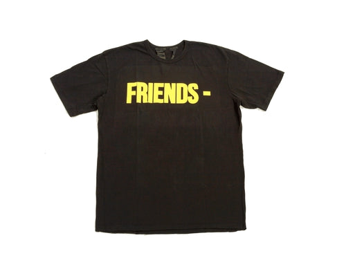 Vlone "Friends" Tee (Black/Yellow)