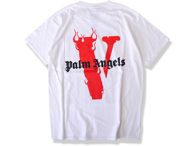 Vlone Palm Angels Tee White/Red