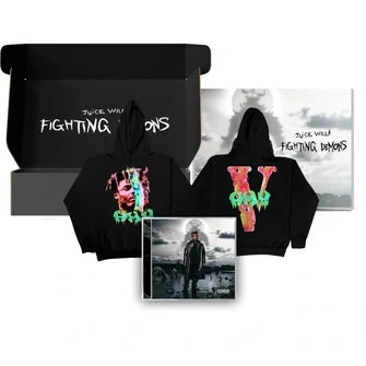 Vlone Fighting Demons 999 hoodie black