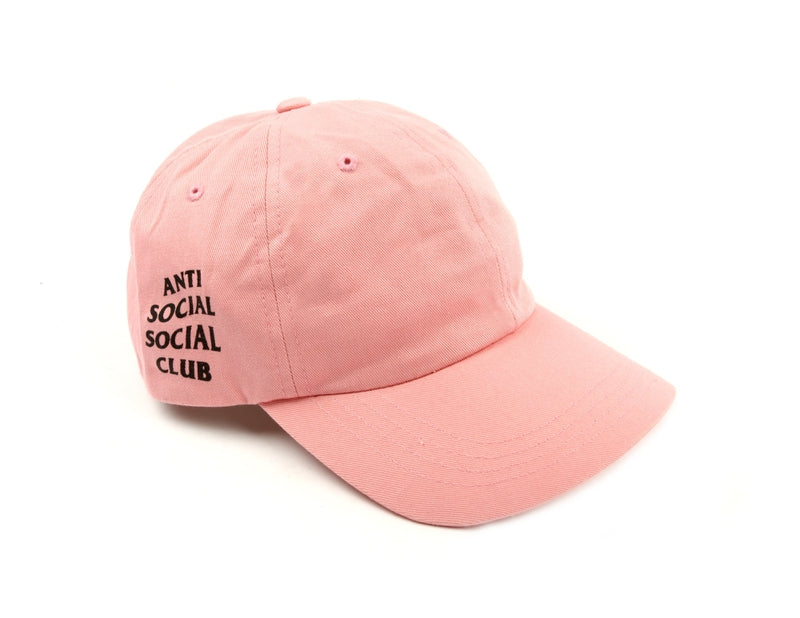 Antisocial Social Club Hat Pink Black