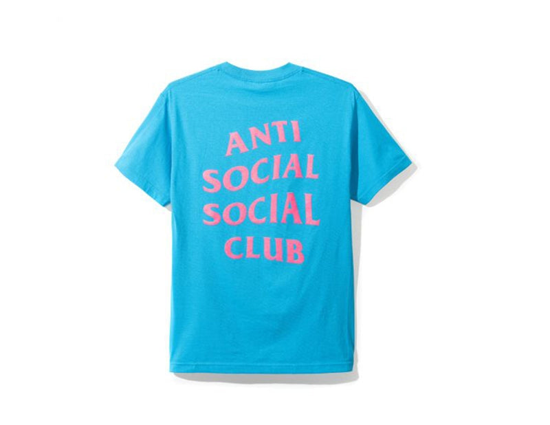Antisocial Social Club Neek Lurk Teal Tee