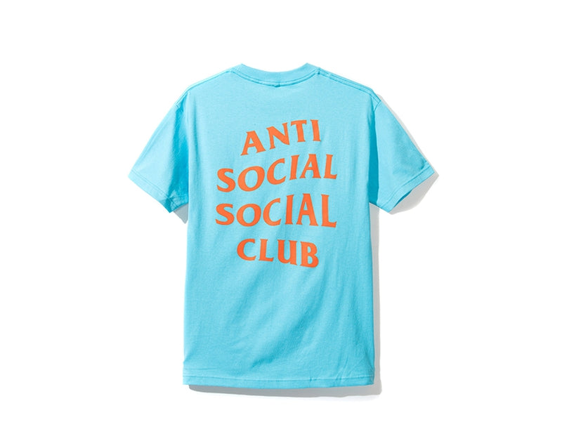 Antisocial Social Club Happy-Unhappy Emoji Aqua Tee