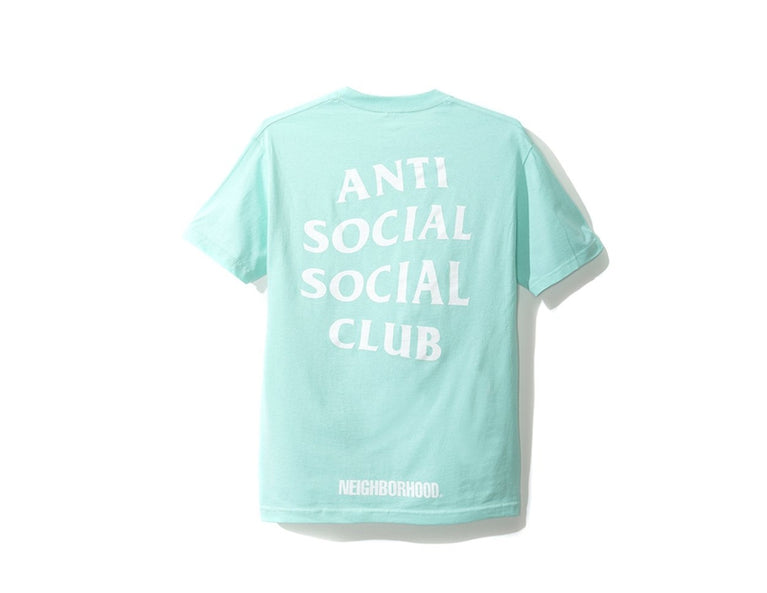 Antisocial Social Club X Neighborhood Turbo Aqua Tee