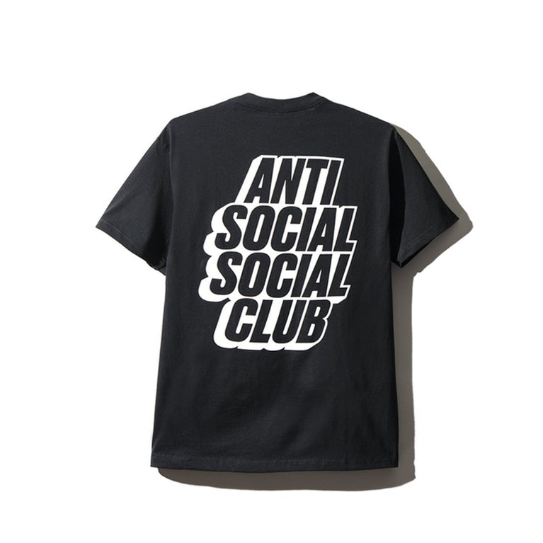 Antisocial Social Club Blocked Logo Black Tee