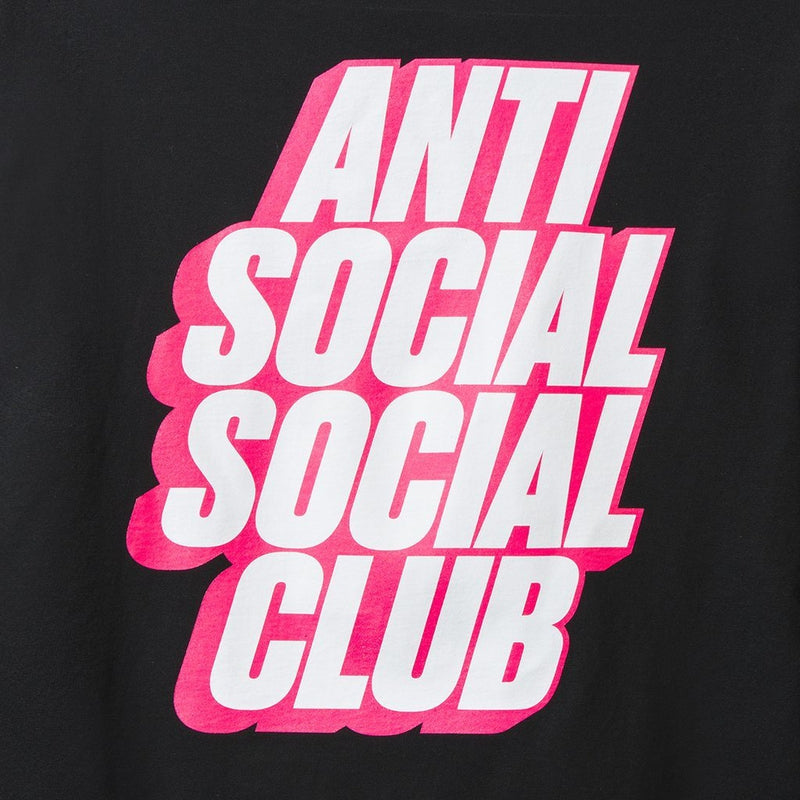 Antisocial Social Club Block Me Black Long Sleeve Tee
