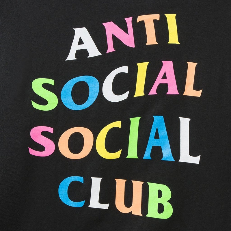 Antisocial Social Club RAINBOW BLACK TEE