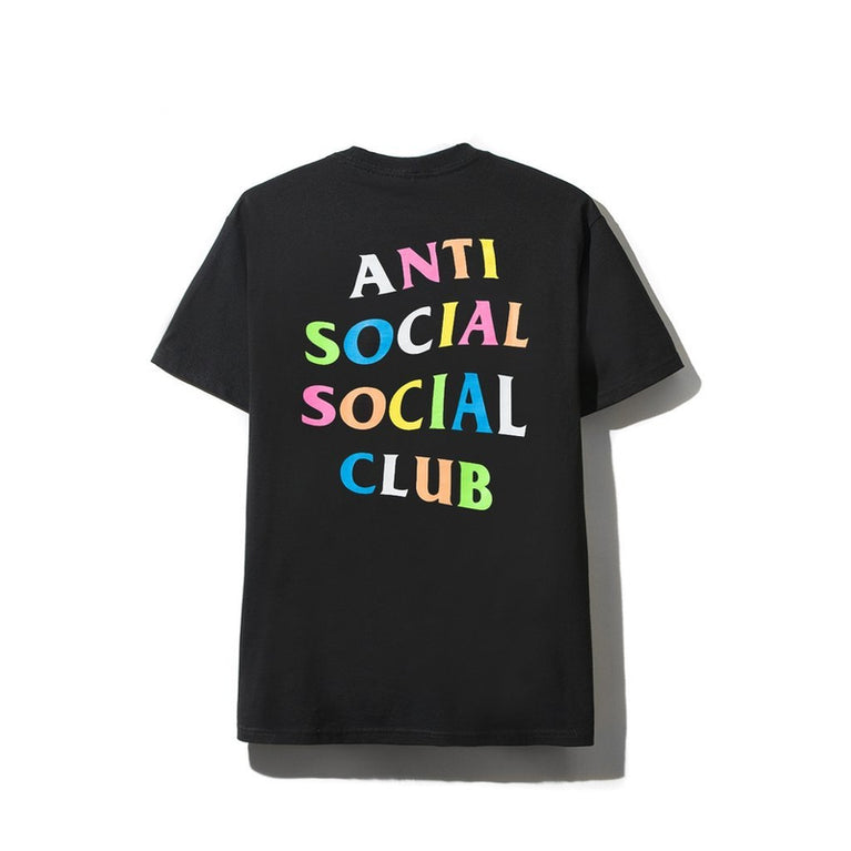 Antisocial Social Club RAINBOW BLACK TEE