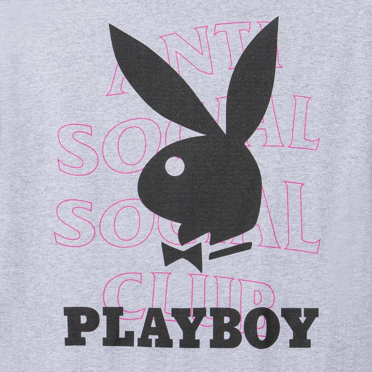 Antisocial Social Club PLAYBOY GREY TEE