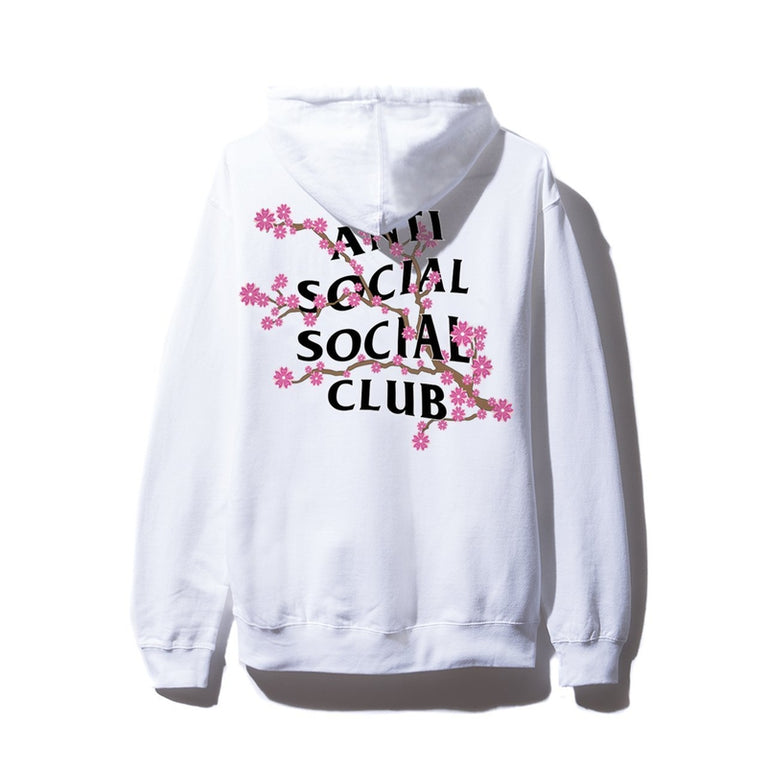 Antisocial Social Club Cherry Blossom White Hoodie