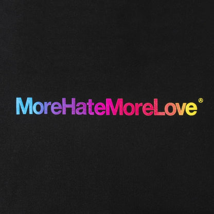 ASSC MORE LOVE MORE HATE BLACK HOODIE