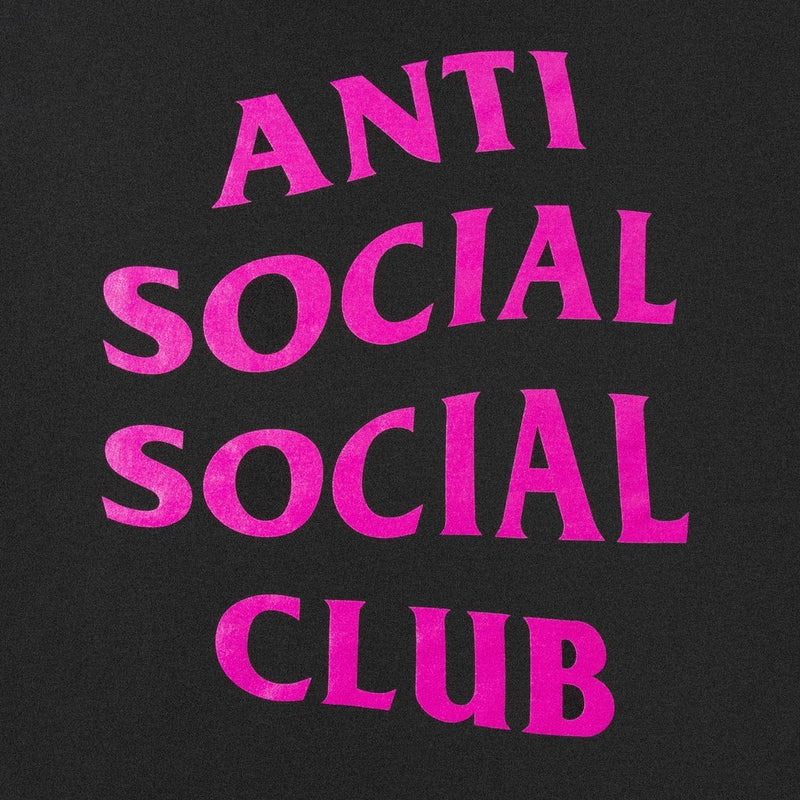 Antisocial Social Club STRAIGHT PIPE BLACK HOODIE