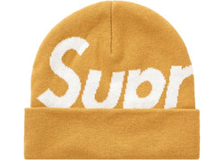 supreme big logo beanie