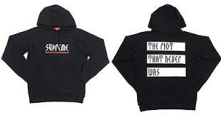 supreme riot hoodie